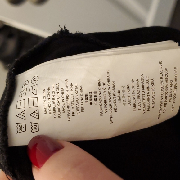 Michael Kors Black Layered Top - Picture 6 of 7